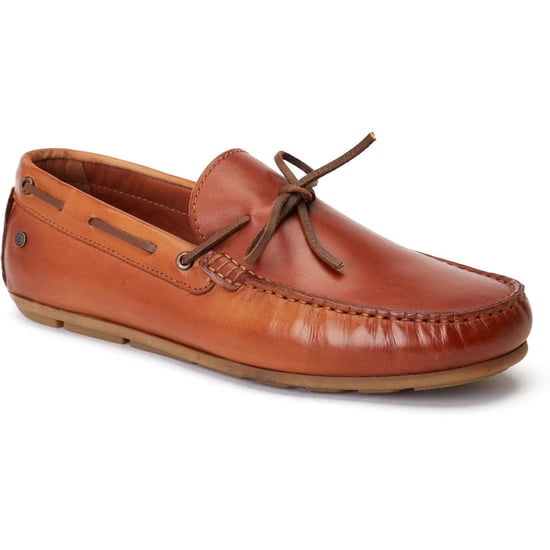 Base London Brooks Leather Men's Burnt Tan Loafers - Image 1