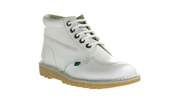 Kickers Kick Hi Core Womens White Boots