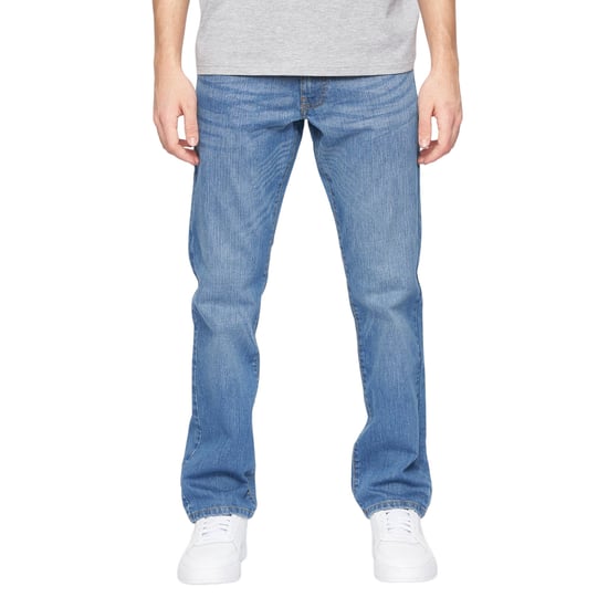 Crosshatch Mens Bandol Straight Leg Jeans (Light Wash) - Image 1