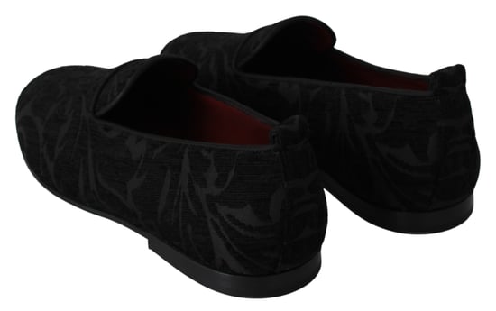 Mocasines Planos de Jacquard Negro Dolce & Gabbana - Image 4