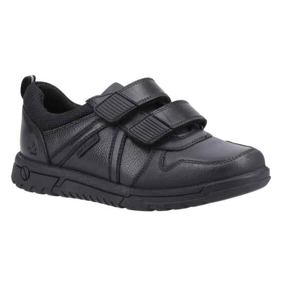 Hush Puppies Boys Spencer Leather School Shoes (Black) - Image 4
