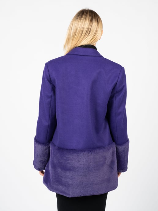 Silvian Heach Abrigo Nichiren de mujer Violeta - Image 4