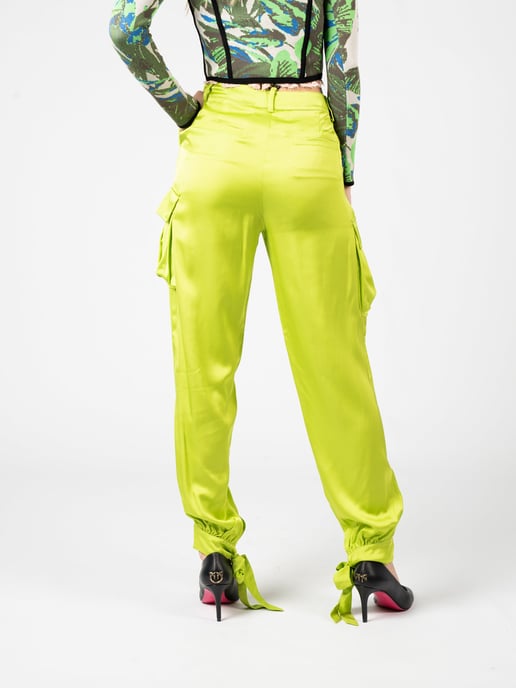 Pinko Pantalones Panciotto de mujer verde - Image 4