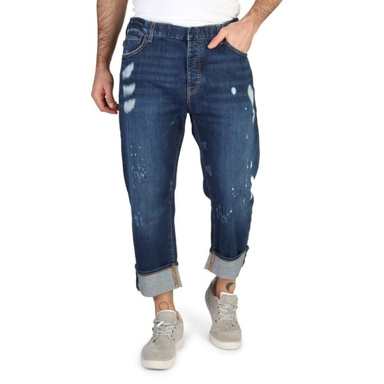 Pantalones rectos con dobladillos 3Z1J09 hombre - Image 1