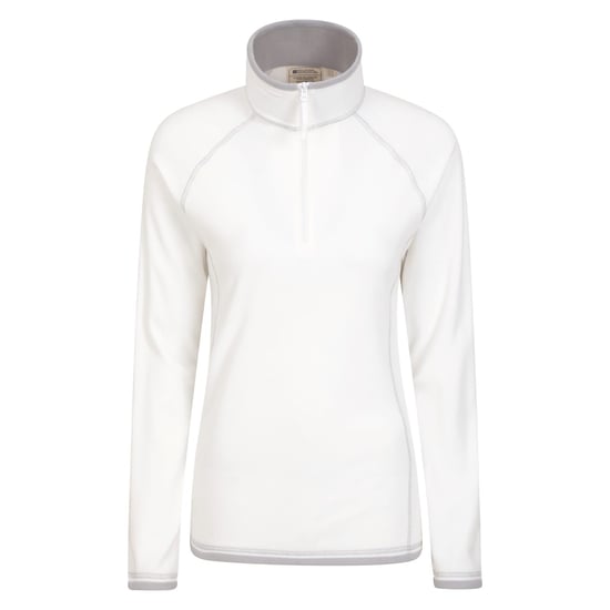 Mountain Warehouse Womens/Ladies Montana Half Zip Fleece Top (Beige) - Image 1