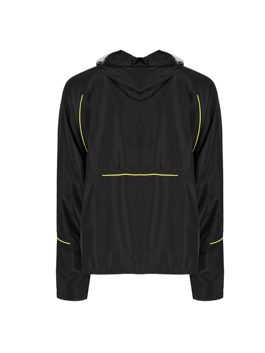Les Hommes Chaqueta K Way del hombre negro, amarillo - Image 5