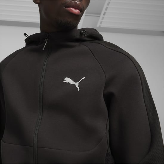 PUMA Mens EVOSTRIPE Full-Zip Hoodie