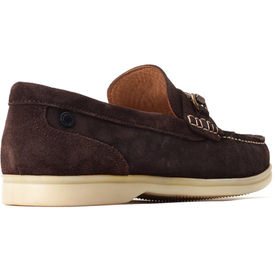 Base London Snapper Leather Men's Burnt Brown Loafers - Image 2
