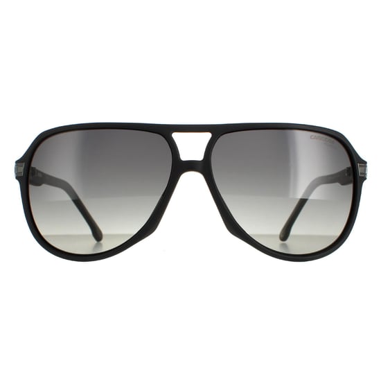 Carrera Aviator Unisex Matte Black Grey Gradient Polarized 1045/S