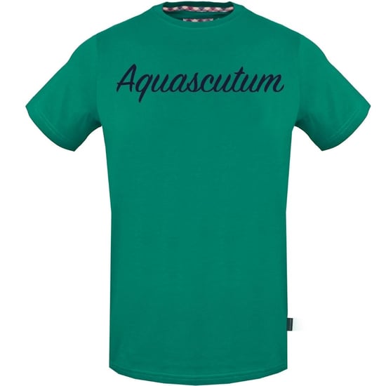 Aquascutum Signature Logo camiseta verde - Image 1