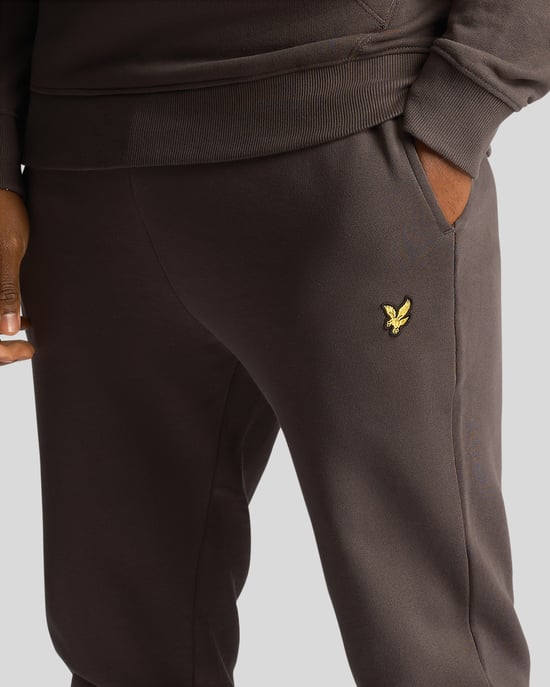 Pantalones de chándal ajustados Lyle & Scott en gris oscuro - Image 4