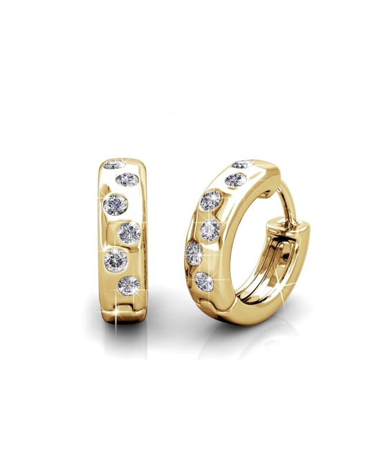 Pendientes Joy - Oro y Cristal - Image 1