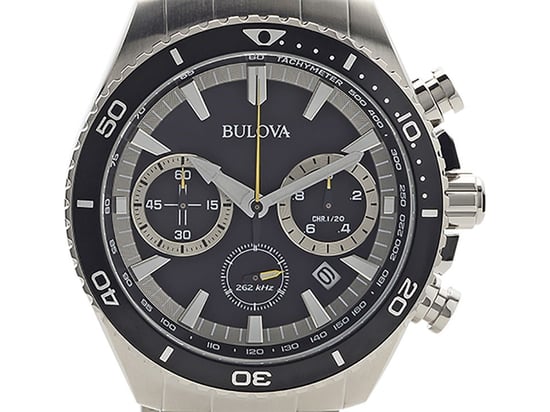 Bulova High Frequency Quartz Men's Silver Watch 98B298 - Image 2