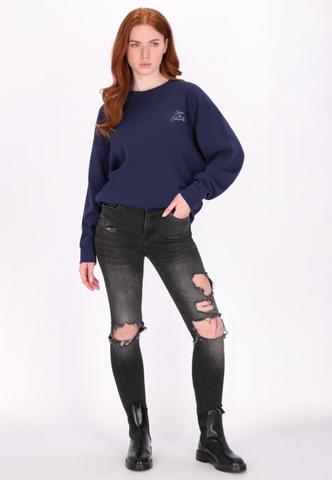 Dreimaster Sweatshirt women marine - Image 2