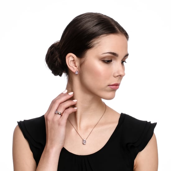 Orphelia 'Hedda' Women's 925 Sterling Silver Chain with Pendant - Rose ZH-7229 - Image 4