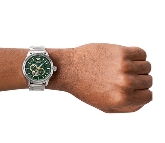 Emporio Armani Mario Men's Silver Watch AR60053