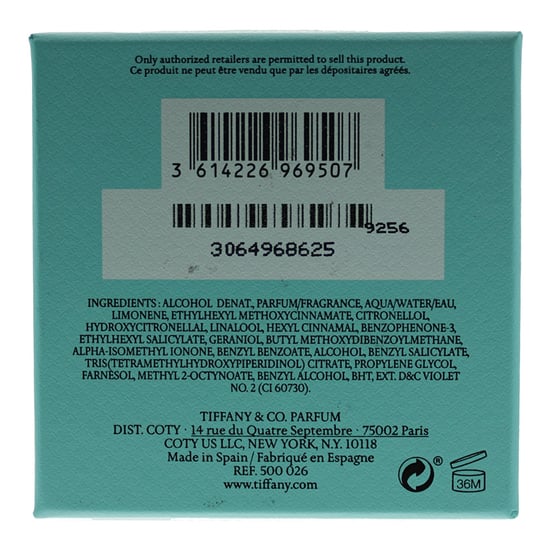 Tiffany Sheer Eau De Toilette Vaporizador 30 ml - Image 4