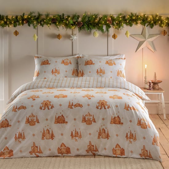 Gretel Brushed Cotton Festive Duvet Cover Set