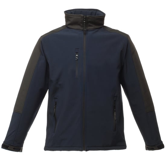 Regatta Mens Hydroforce 3-Layer Softshell Jacket (Wind Resistant, Water Repellent & Breathable) (Navy/Black)