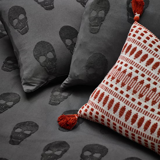 Juego de funda de edredón de algodón 100% con estampado de calaveras - Image 4