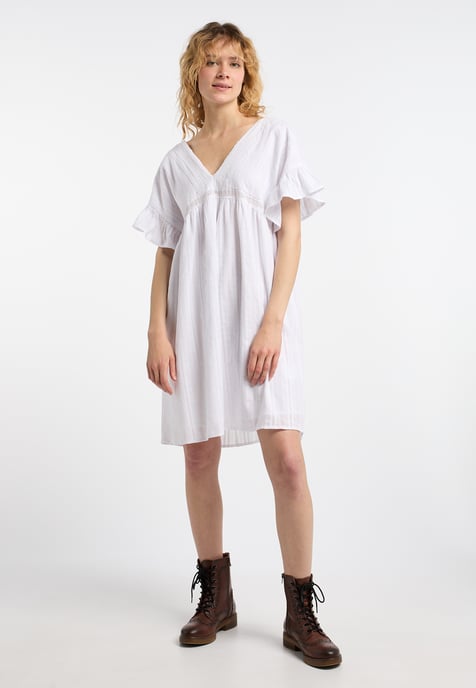 Dreimaster Dress women white - Image 2