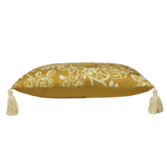 Funda de Cojín con Flecos Floral Somerton de Paoletti - Image 3