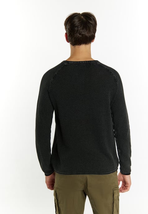 Mo Knitted pullover Men black - Image 4