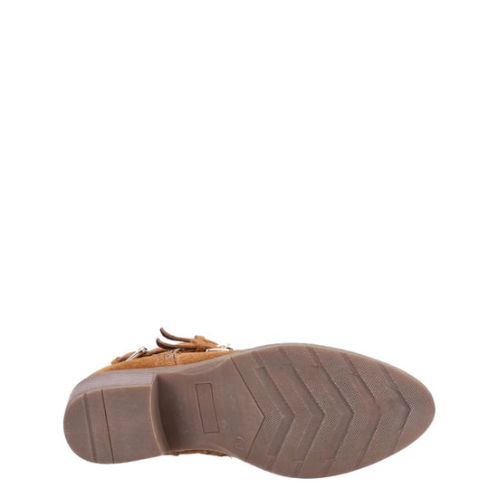 Hush Puppies Womens/Ladies Jenna Leather Ankle Boots (Tan) - Image 4