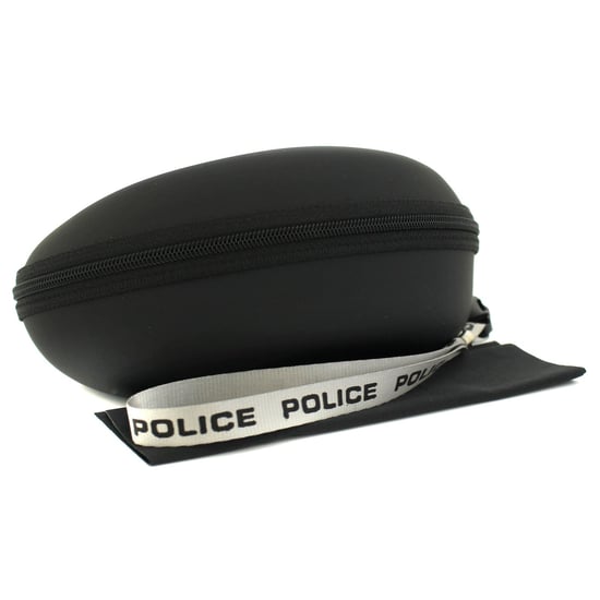 Police Sunglasses S1870M L50G Shiny Havana Ochre Grey