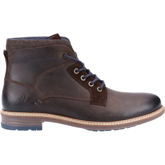 Hush Puppies Joel Leather Men's Brown Boots - Image 4