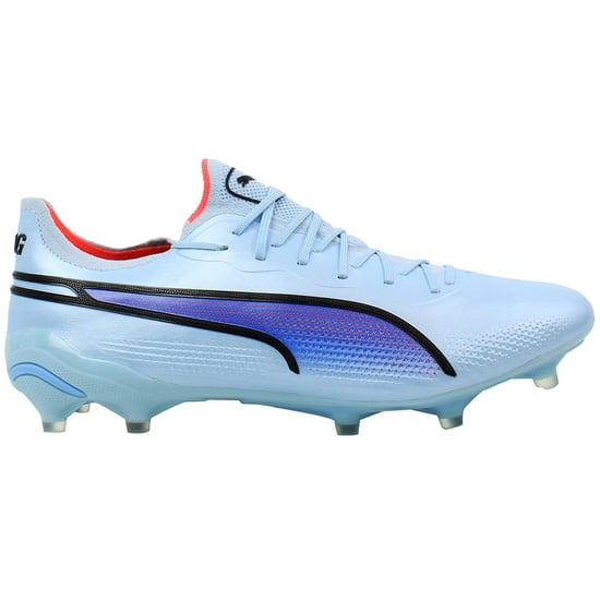 Botas de fútbol Puma King Ultimate FG/AG para hombre en azul - Image 1