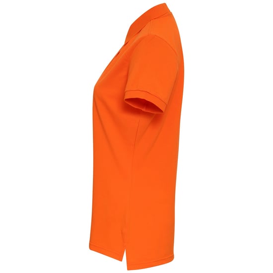 Asquith & Fox Womens/Ladies Short Sleeve Performance Blend Polo Shirt (Neon Orange) - Image 3
