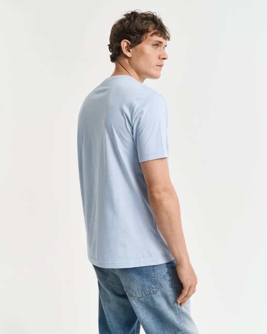 GANT Mens Regular Fit Short Sleeve Shield Logo T-Shirt - Image 4