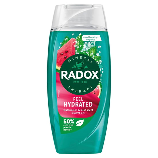 Radox Mineral Therapy Shower Gel Feel Hydrated w/ Watermelon&Mint Scent, 6x225ml