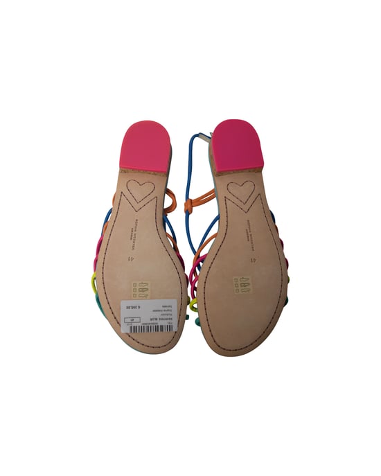 Sophia Webster Rainbow Strappy Sandals in Multicolor Leather - Image 4