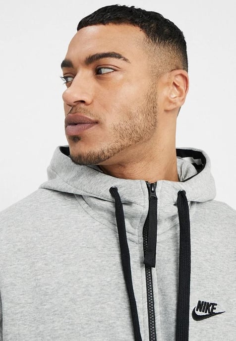 Conjunto de chándal completo con cremallera en gris para hombre Nike Air - Image 4