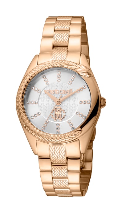 RC5L038M0075 Roberto Cavalli 4894626190018 Reloj de Cuarzo de Acero Inoxidable para Mujeres Plateado 5 ATM 32 mm - Image 1