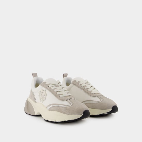 Zapatillas Good Luck Trainer - Tory Burch - Piel - Blanco - Image 1