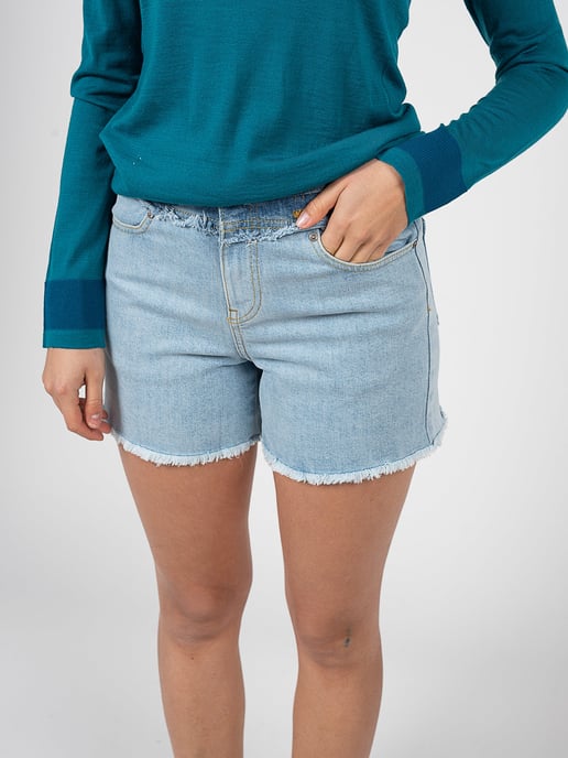 Pinko Bermudas Bradford de mujer azul - Image 4