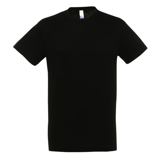 SOLS Mens Regent Short Sleeve T-Shirt (Deep Black) - Image 1