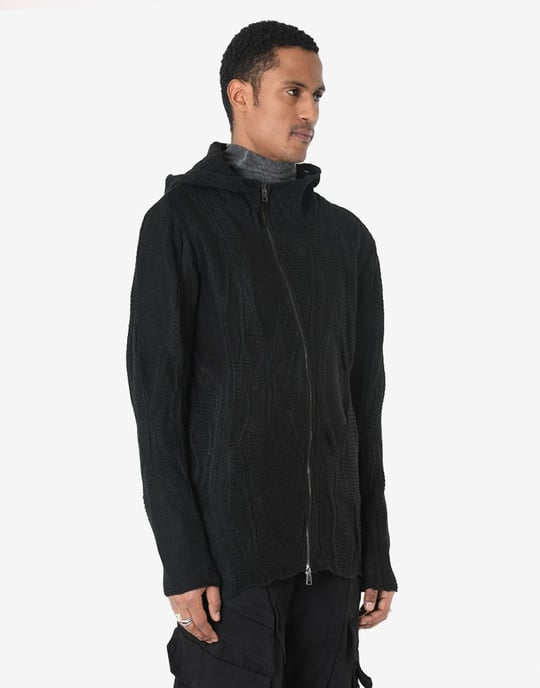 La Haine Inside Us Suéter Full Zip del hombre negro - Image 4