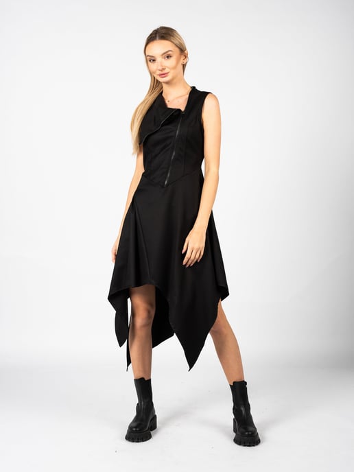 Vestido La Haine Inside Us LW508 Mujer Negro - Image 5