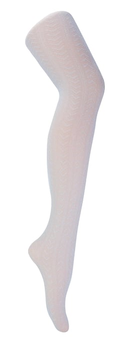 Medias Brillantes para Mujer | Calcetines Snob | Patrón Chevron | Brillantes | Temporada de Fiesta - Blanco y Plata (Chevron) - Image 1
