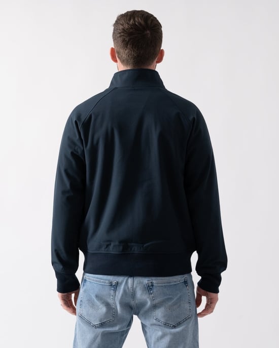 Chaqueta softshell azul marino oscuro con emblema de la marca Lyle & Scott - Image 4