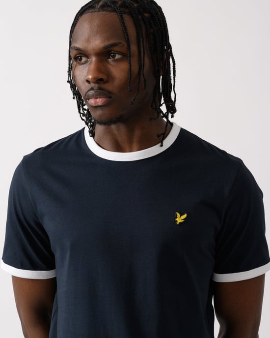 Lyle & Scott Mens Ringer Mens T-shirt - Image 2