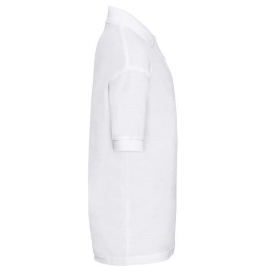 Russell Childrens/Kids Classic Polycotton Polo Shirt (White) - Image 3