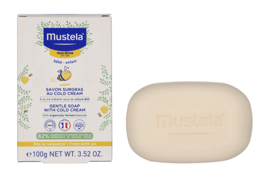 Mustela Bebé Jabón Suave con Crema Fría 100 g - Image 1