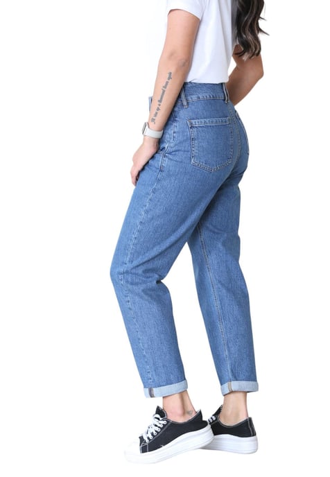 Vaqueros Boyfriend MYT para mujer en azul claro - Image 4