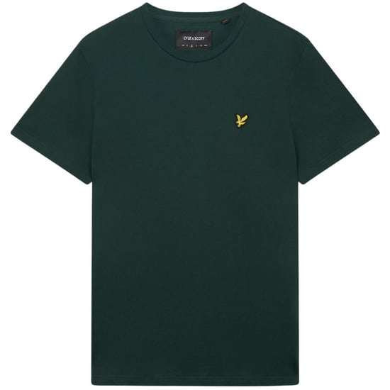 Donkergroen T-shirt met Lyle & Scott-logo op de borst - Image 1