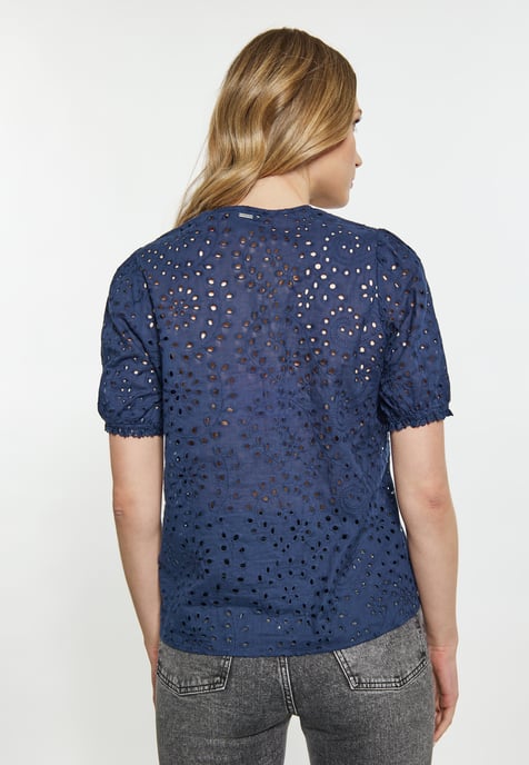 Dreimaster Blouse women marine - Image 4